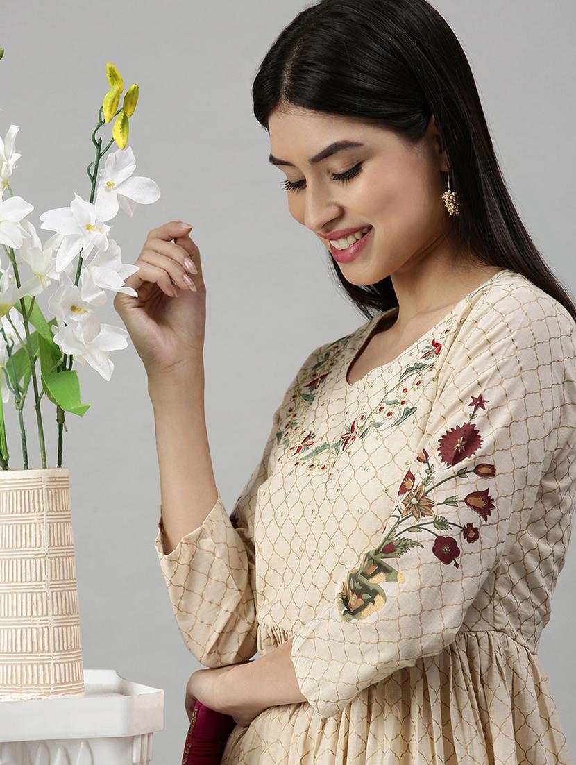 women's flared kurta - 18285007 - Zoom Image - 5