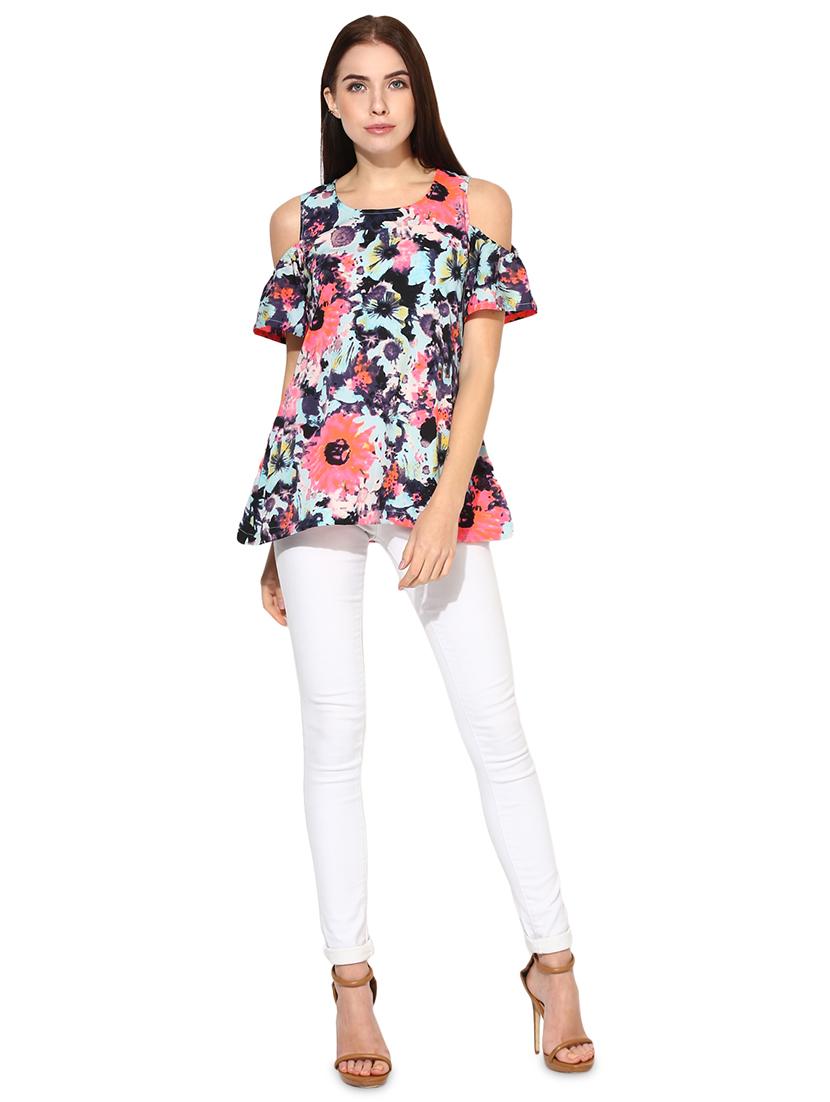 women's a line round neck top - 18287719 - Zoom Image - 3