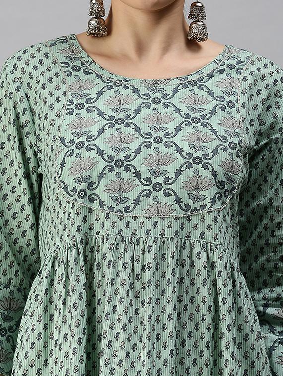 women's tiered kurta - 18292910 - Standard Image - 4