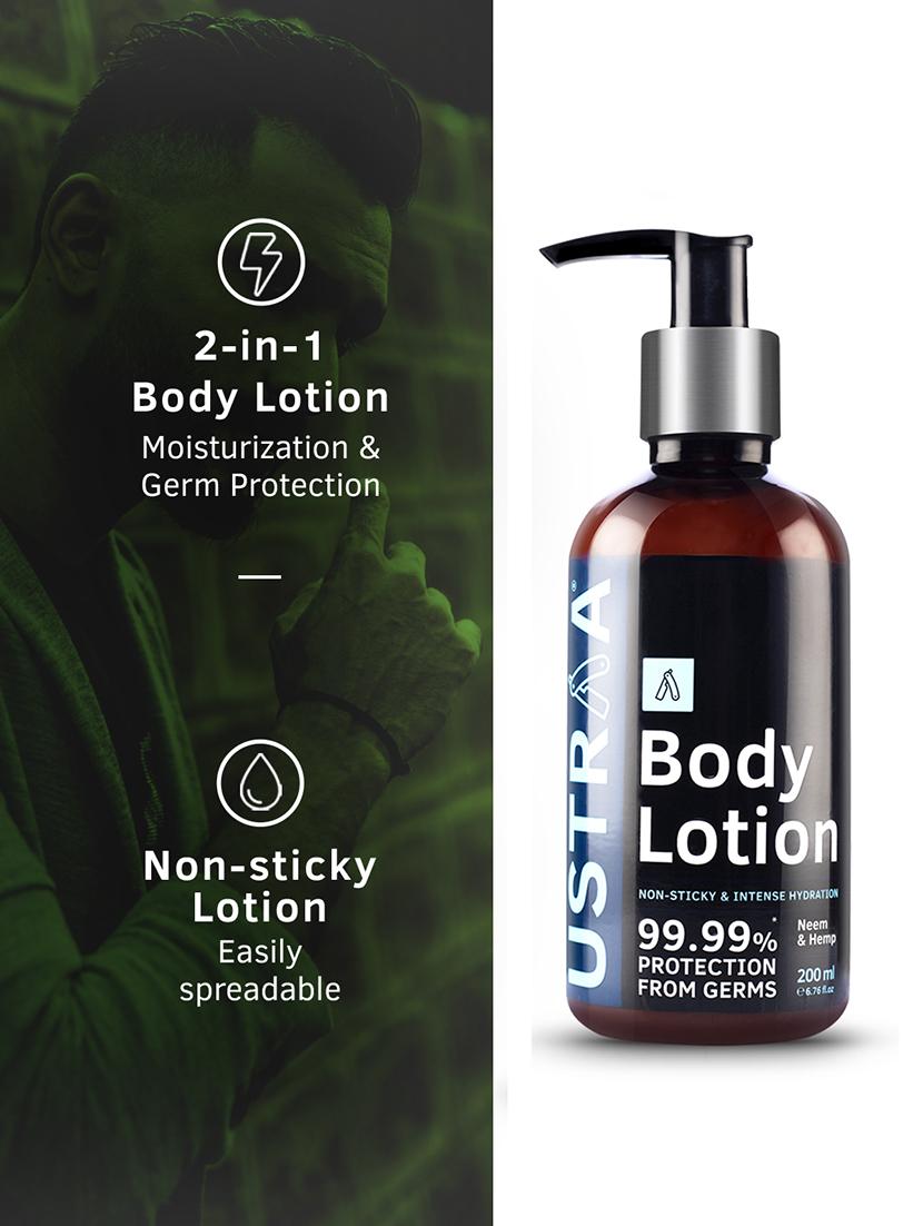 ustraa body lotion germ free 200ml & anti dandruff serum -200ml - 18316158 - Standard Image - 4