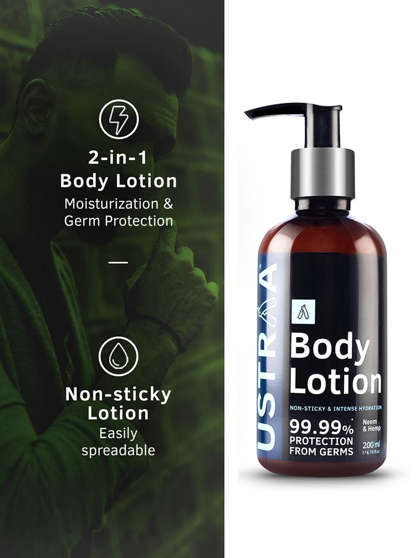 ustraa body lotion germ free - 200ml& face wash - dry skin (mint cool) - 200g - 18316161 - Zoom Image - 4