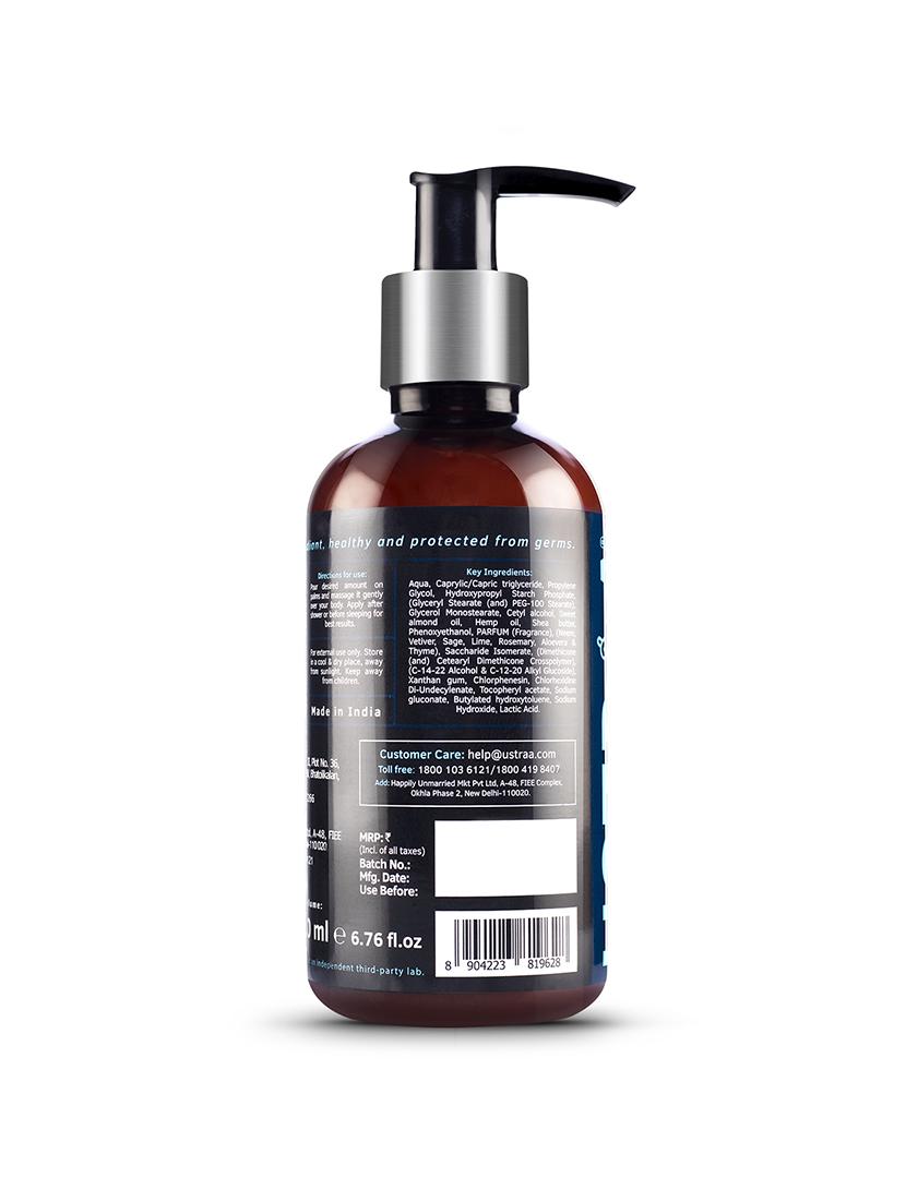 ustraa body lotion germ free - 200ml& face wash - dry skin (mint cool) - 200g - 18316161 - Zoom Image - 5