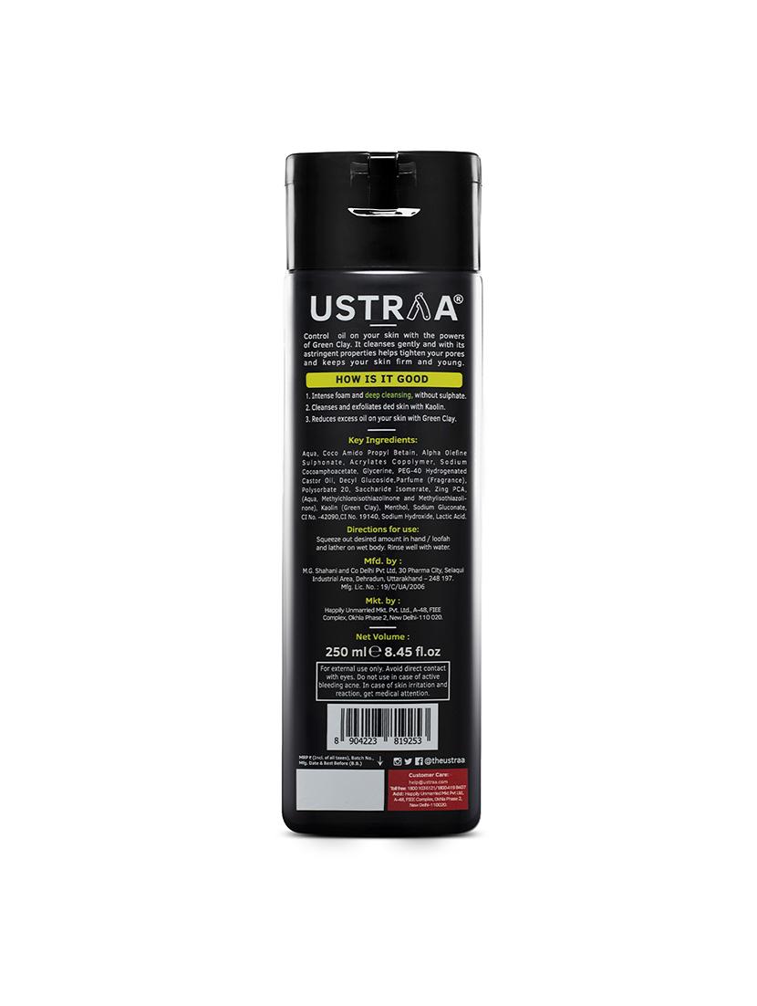ustraa body lotion germ free - 200ml & body wash- green clay - 250ml - 18316165 - Zoom Image - 5