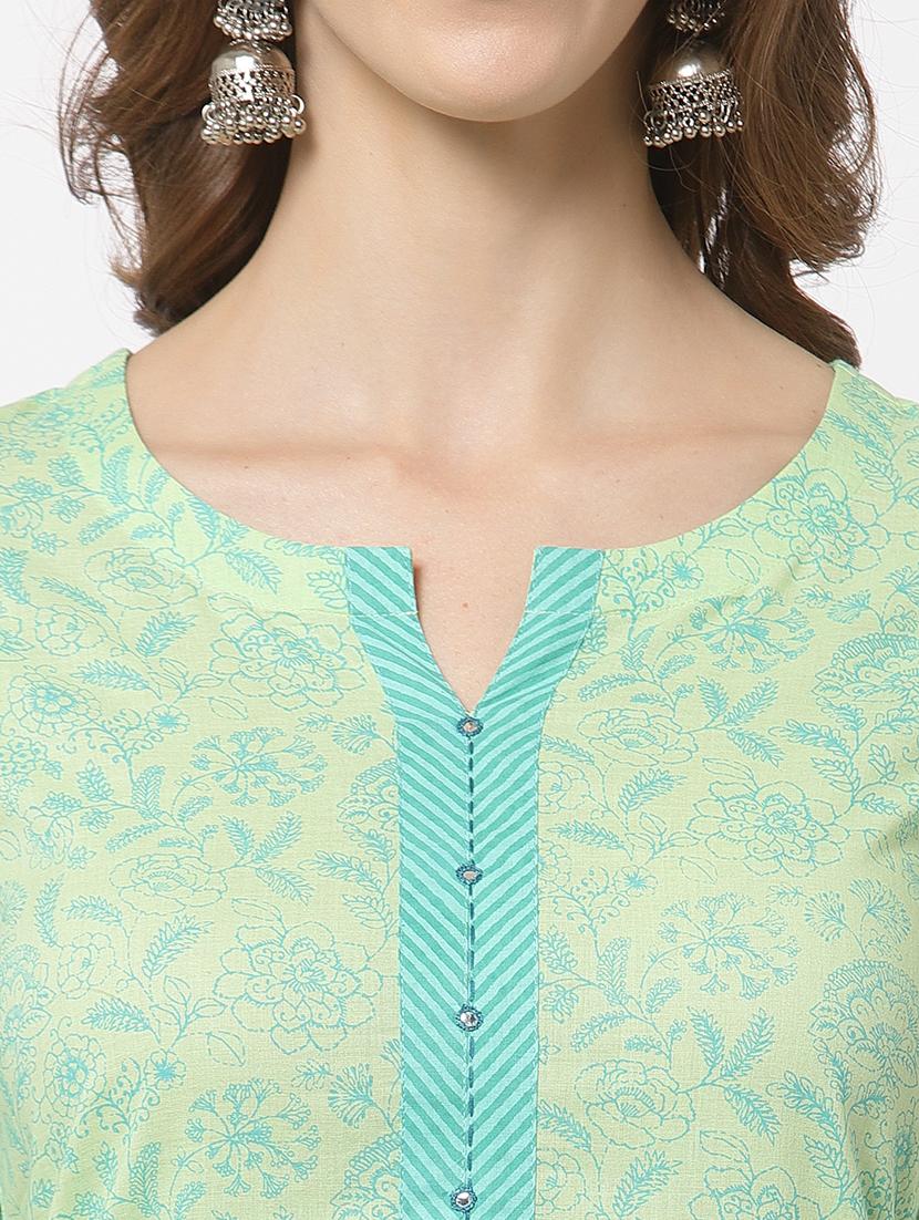 women's straight kurta - 18333925 - Standard Image - 3