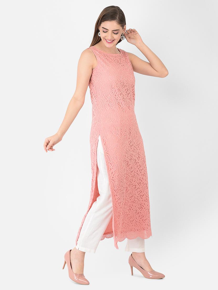 women's straight kurta - 18360246 - Zoom Image - 2