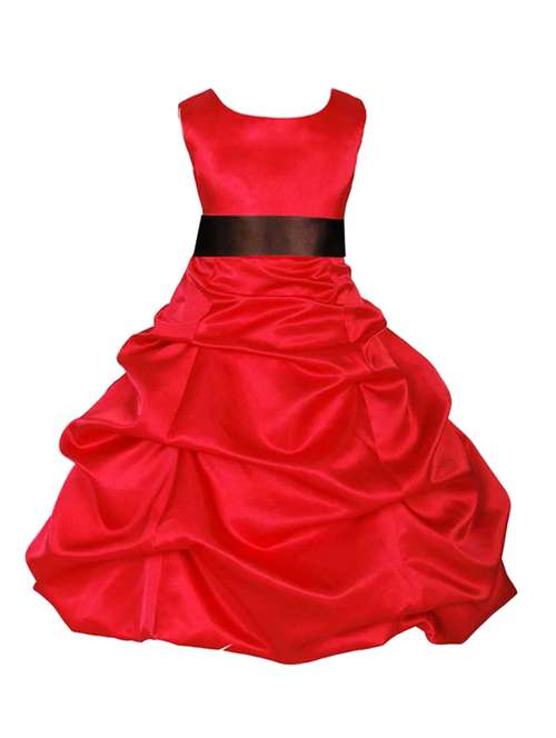 girls round neck sleeveless frock - 18368666 - Very Small Image - 1