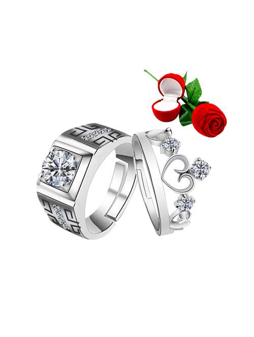 silver plated finger  ring - 18369712 - Very Small Image - 1