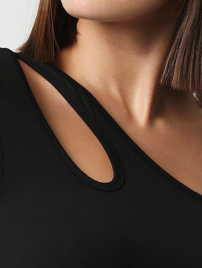 women's crop single shoulder top - 18384067 - Zoom Image - 5