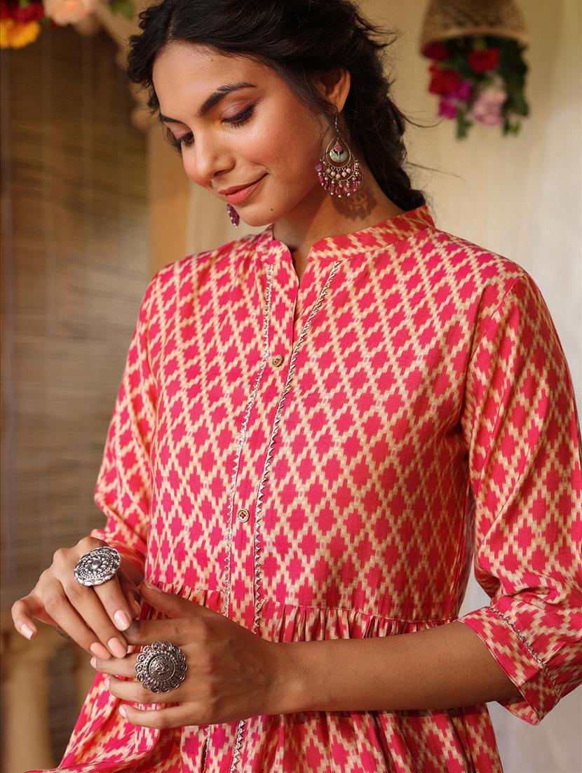 women's flared kurta - 18386010 - Zoom Image - 5