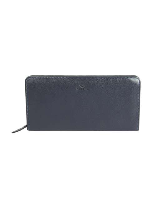 Blue Solid Wallet - 18393000 - Very Small Image - 1
