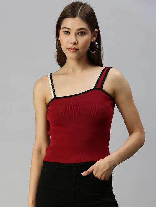 cami neck solid regular top  - 18393029 - Very Small Image - 1