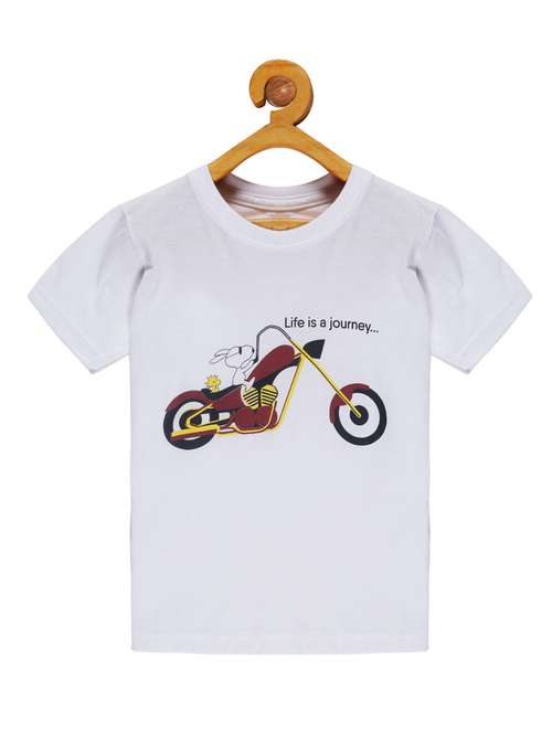 round neck graphic  t-shirt - 18404307 - Very Small Image - 1