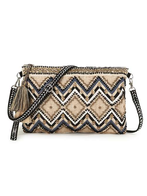 multi colored embellished regular sling bag - 18410746 - Very Small Image - 1