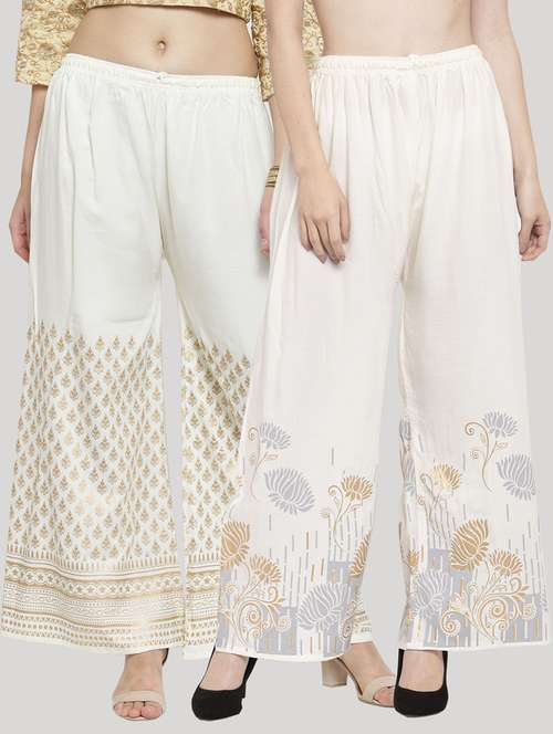 set of 2 pcs printed palazzo - 18412742 - Very Small Image - 1