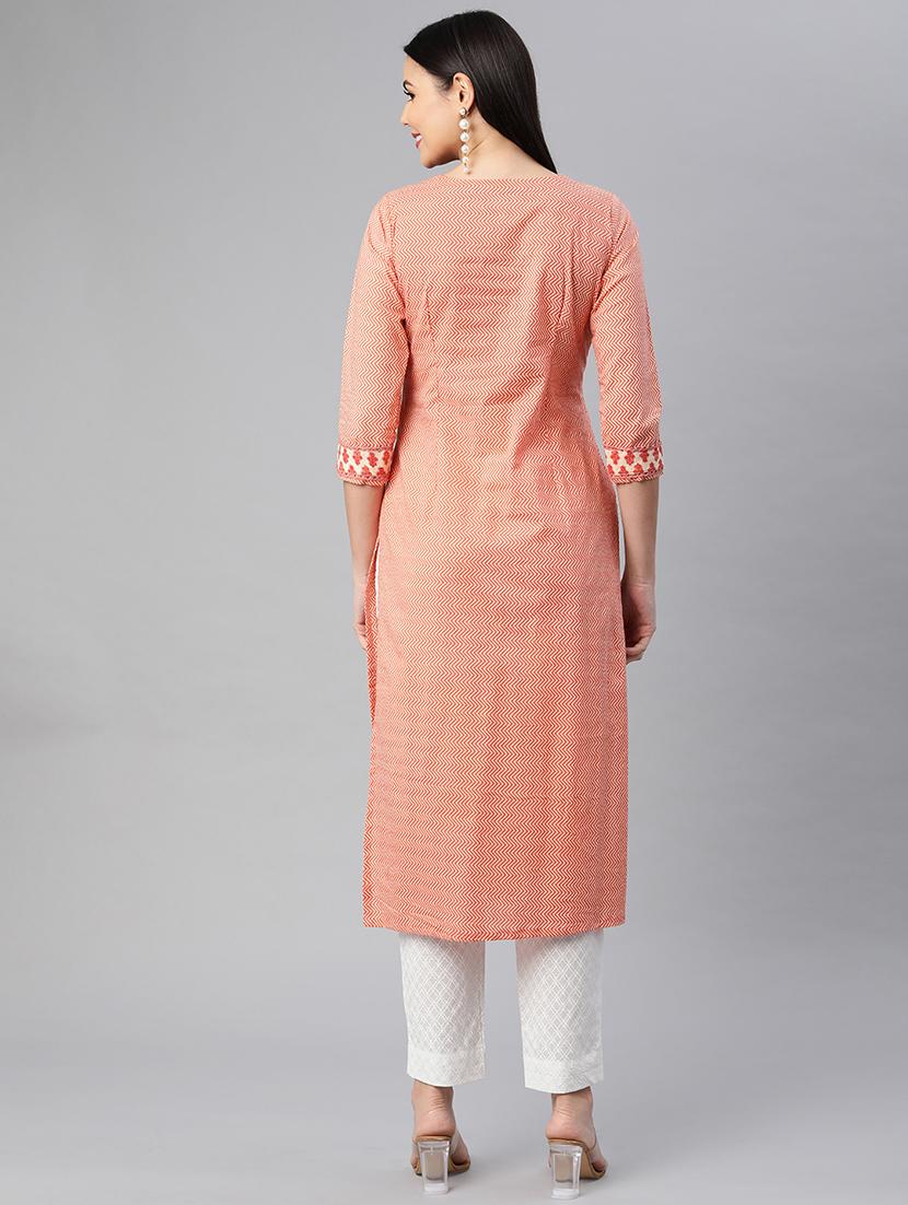 women's straight kurta - 18416257 - Zoom Image - 2