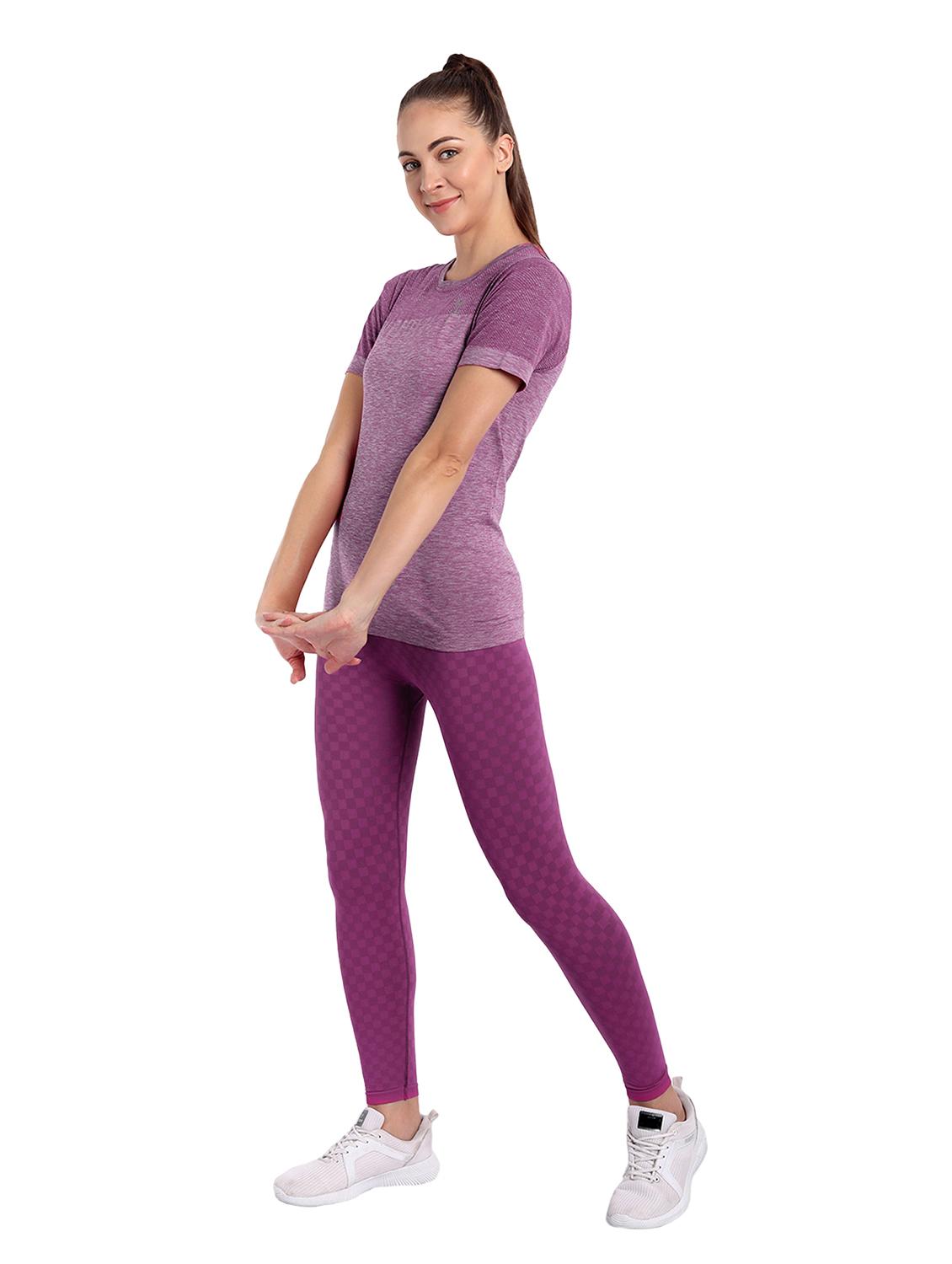 women's color block crew neck t-shirt - 18436311 - Zoom Image - 3