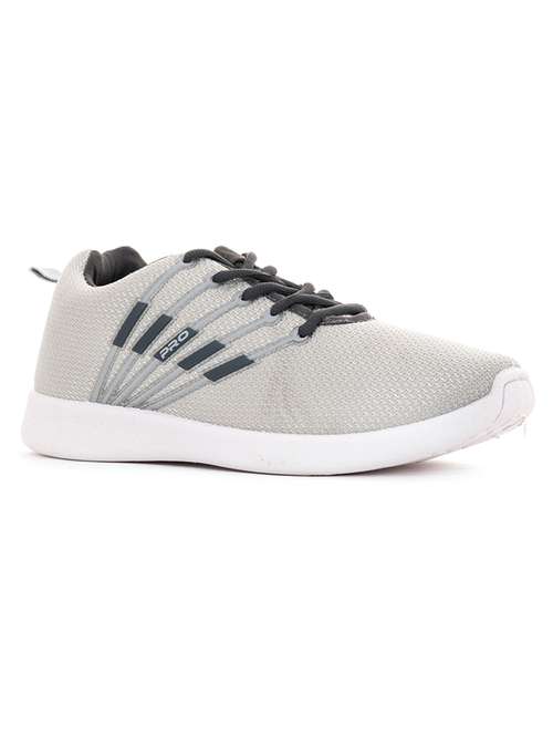 grey lace up sport shoes - 18444582 - Very Small Image - 1