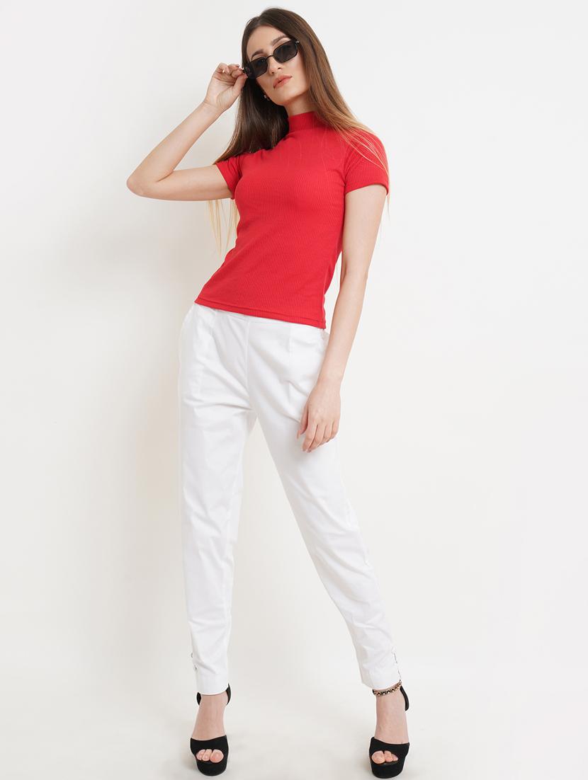 women's straight high neck top - 18446802 - Zoom Image - 3