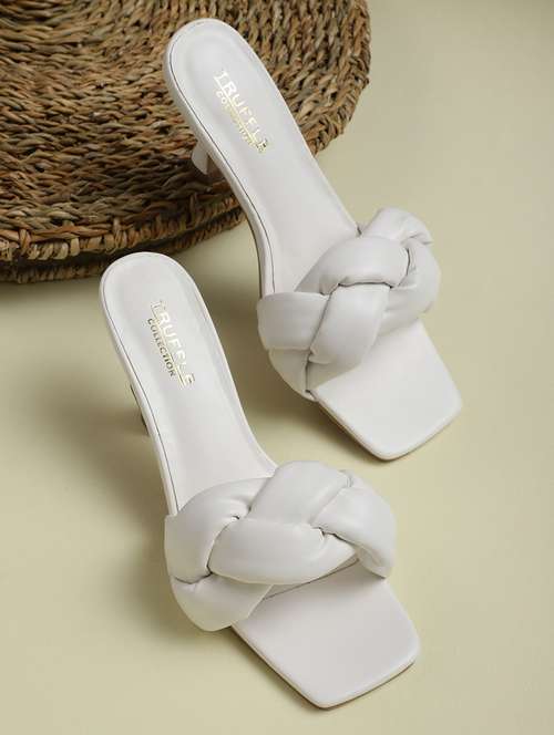 women white mules sandal - 18451736 - Very Small Image - 1