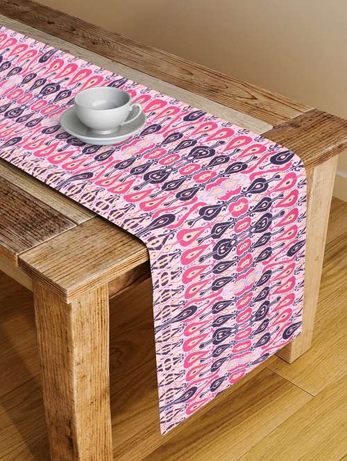 alina decor digital printed table runner for center and dining tabale - 13x56 inch - 18460164 - Very Small Image - 1