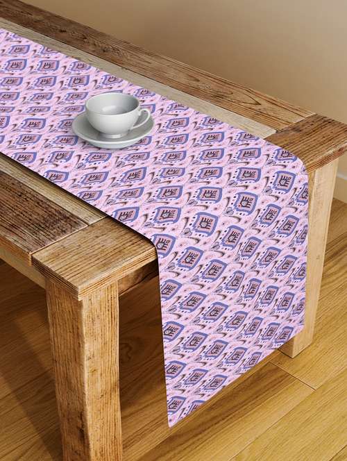 alina decor digital printed table runner for center and dining tabale - 13x56 inch - 18460169 - Very Small Image - 1