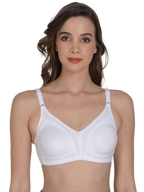 white non padded regular bra - 18462591 - Very Small Image - 1