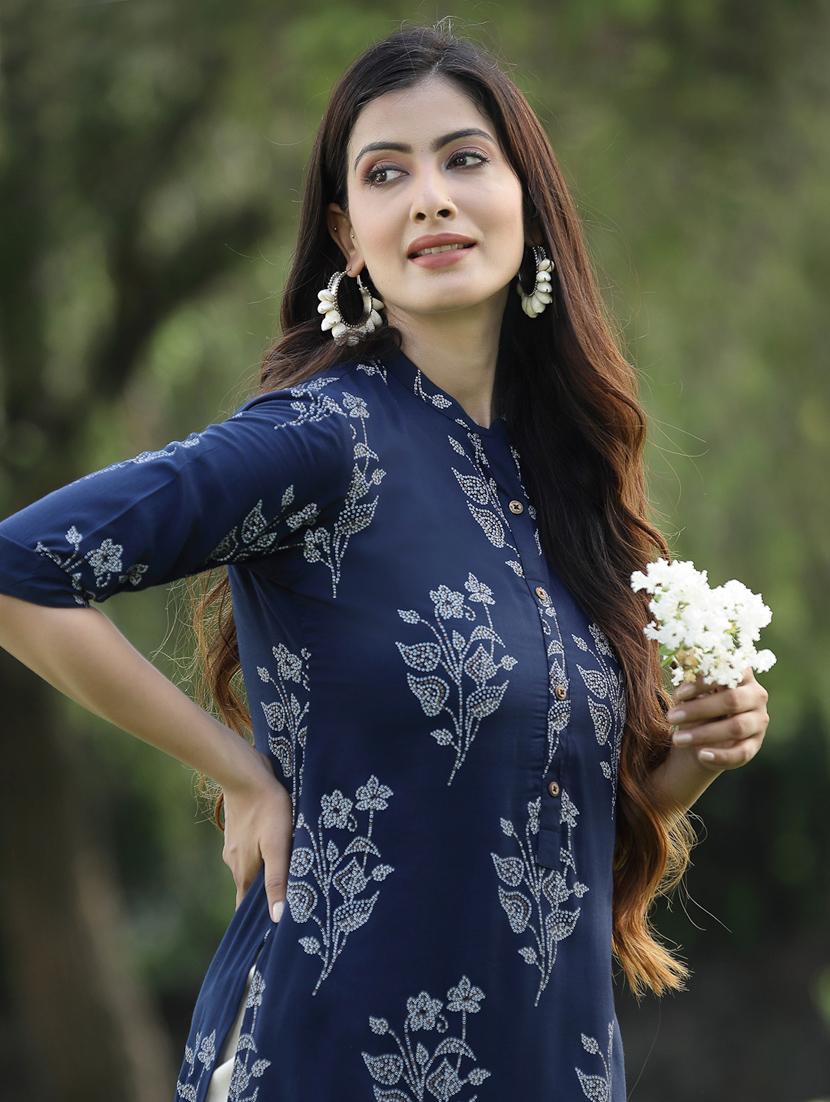women's straight kurta - 18465763 - Zoom Image - 5