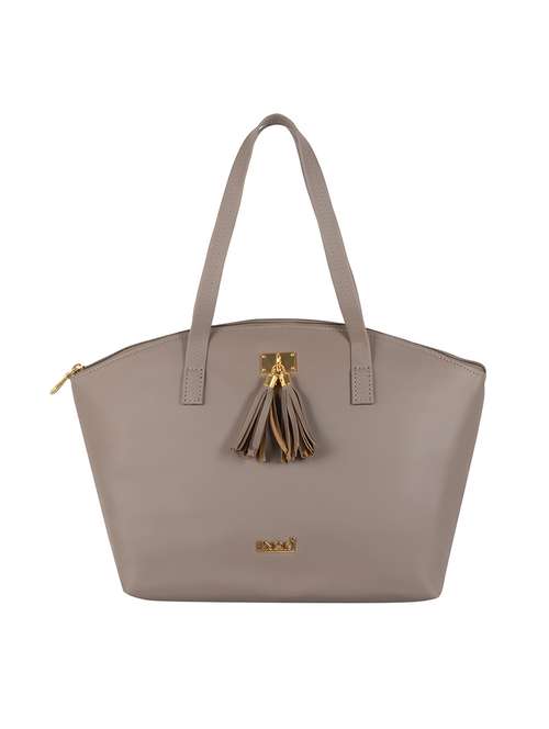 grey solid regular handbag - 18469125 - Very Small Image - 1
