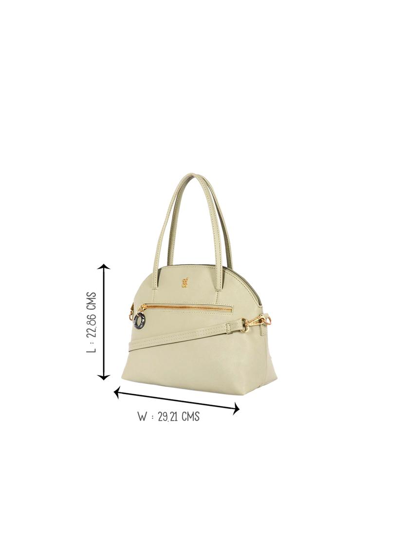 green solid regular handbag - 18471683 - Standard Image - 3