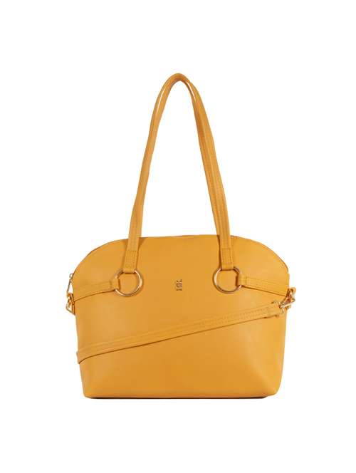 yellow solid regular handbag - 18471696 - Very Small Image - 1