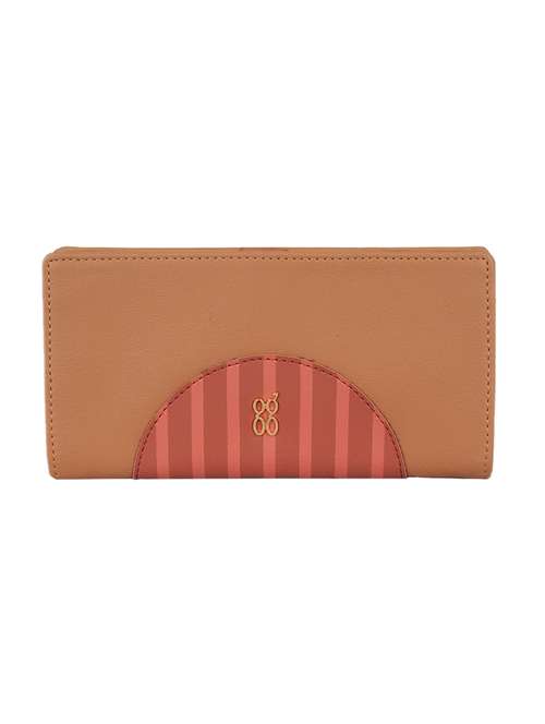 brown printed wallet - 18471964 - Very Small Image - 1