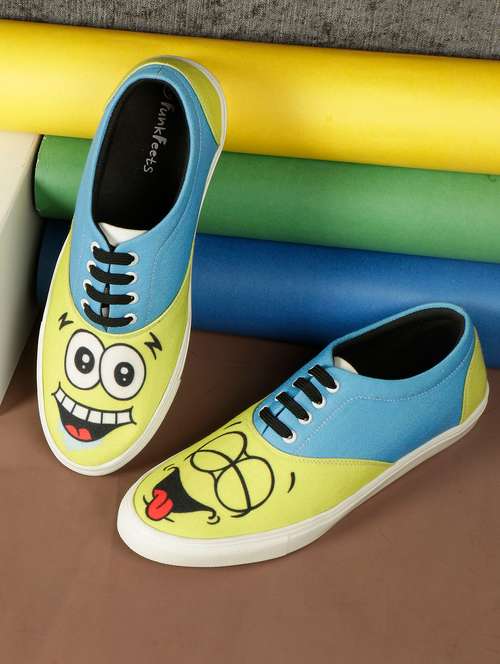 mens printed slip on sneaker - 18477328 - Very Small Image - 1