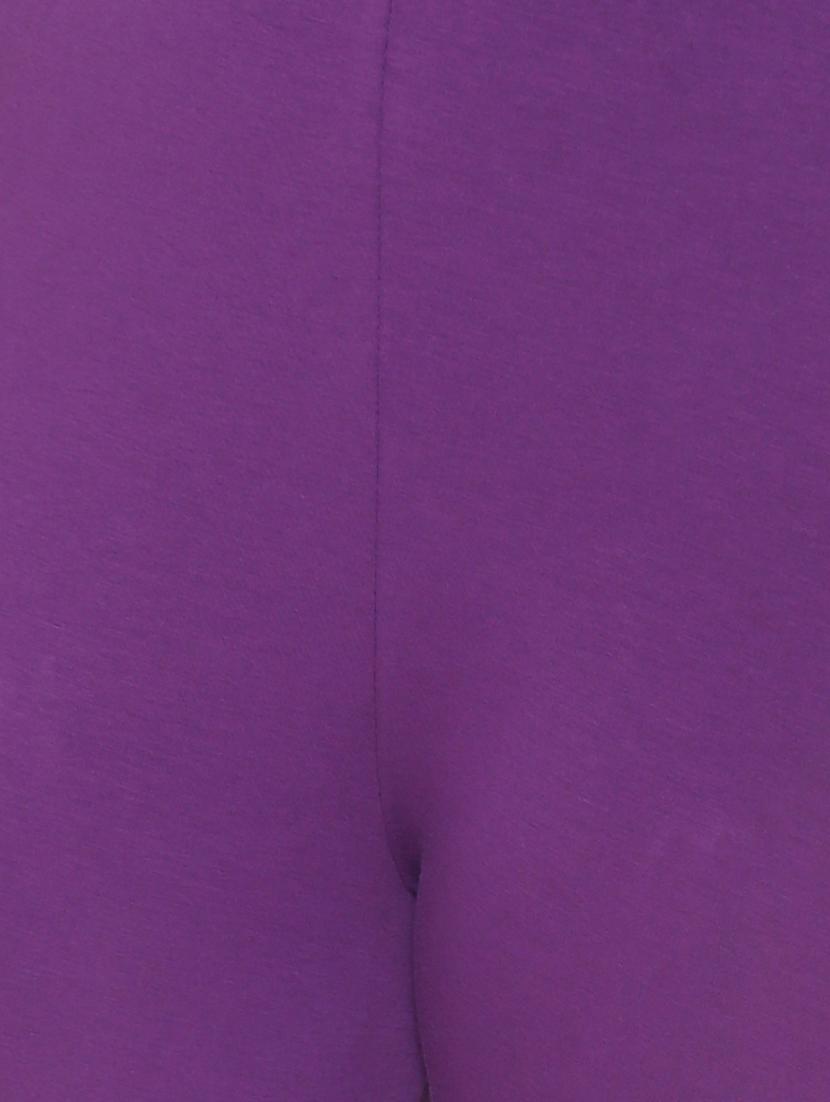 mid rise solid ankle length legging - 18480087 - Standard Image - 4