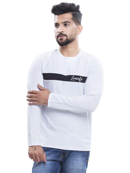 white cut and sew t-shirt - 18507182 - Very Small Image - 1