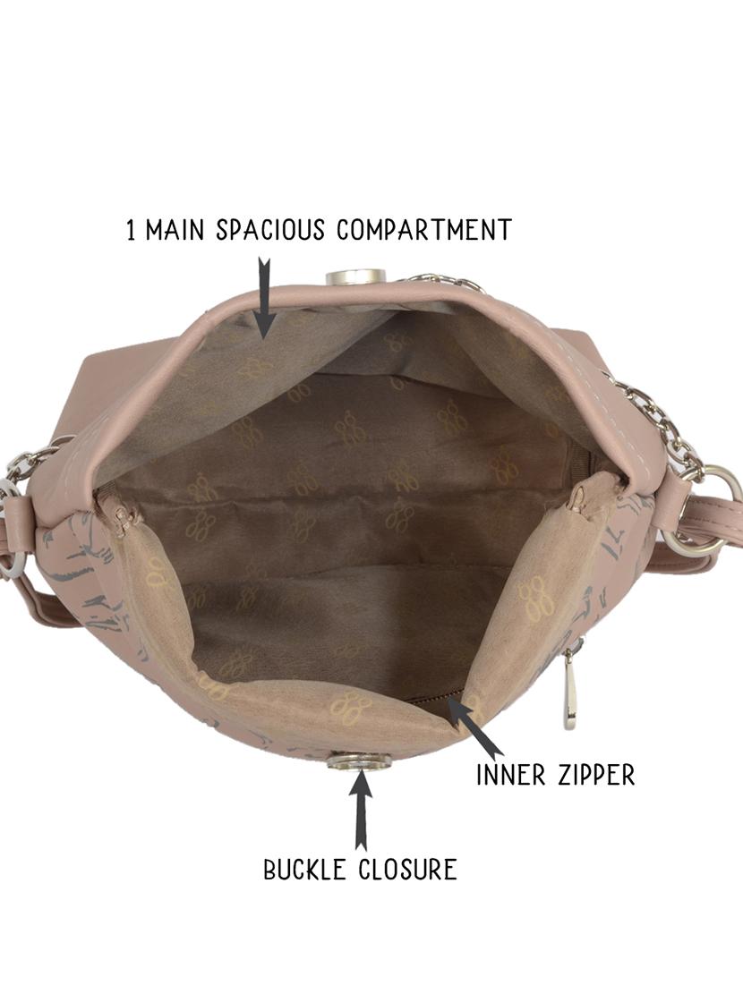 peach pvc regular satchel - 18507957 - Zoom Image - 2