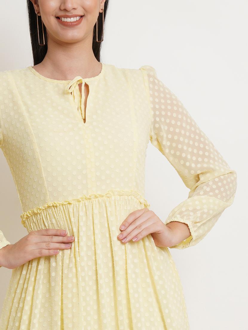 women's tiered dress polka dots dress - 18509673 - Standard Image - 4