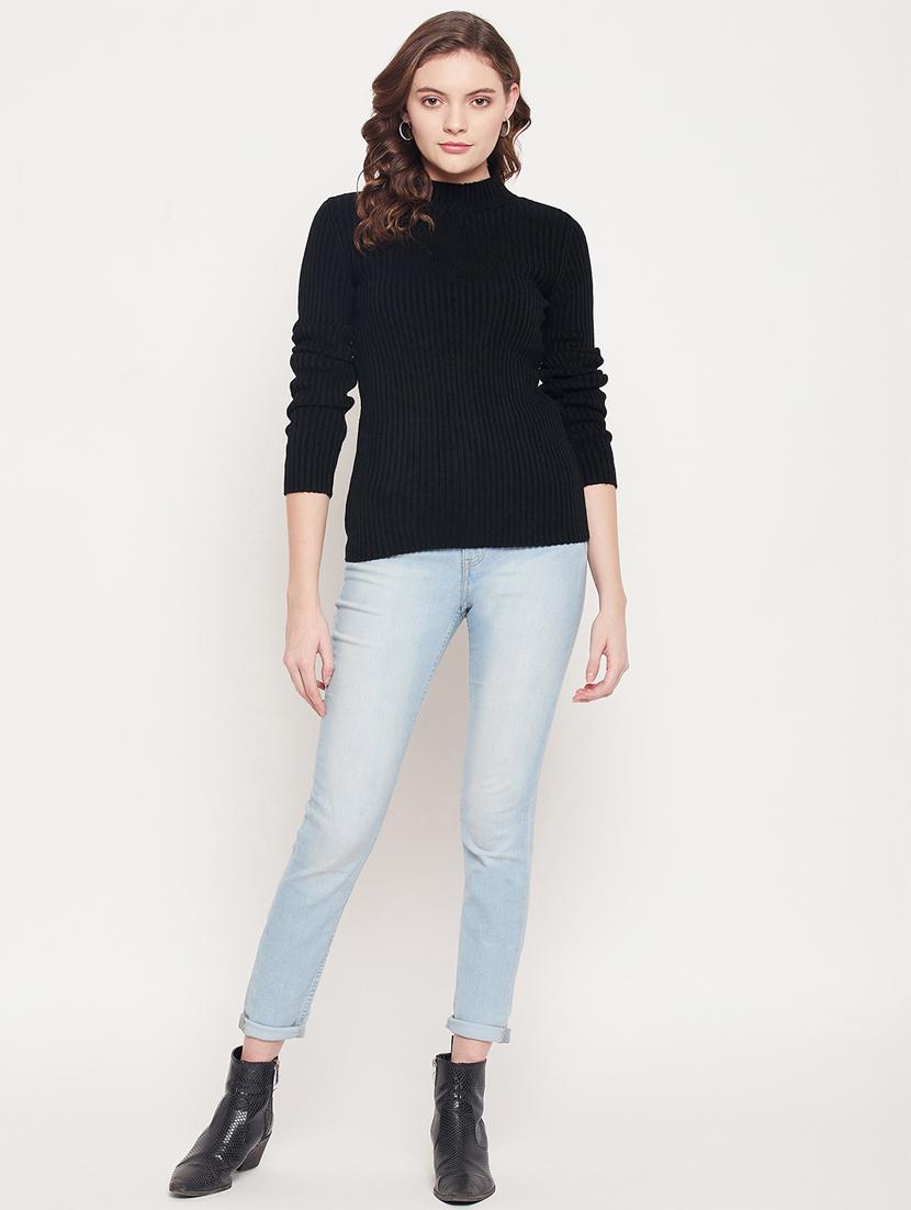 long sleeved solid regular pullover - 18512199 - Zoom Image - 4
