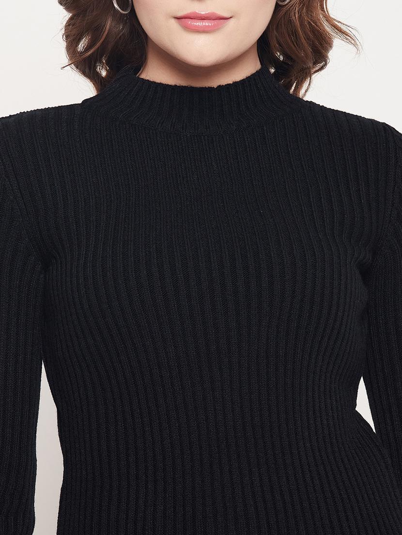 long sleeved solid regular pullover - 18512199 - Zoom Image - 5