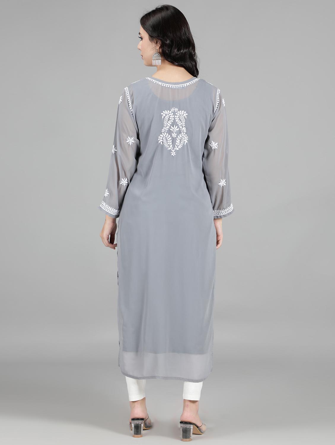 women's straight kurta - 18512693 - Standard Image - 3