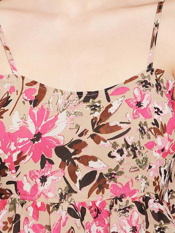 women's tiered dress floral dress - 18512747 - Zoom Image - 4