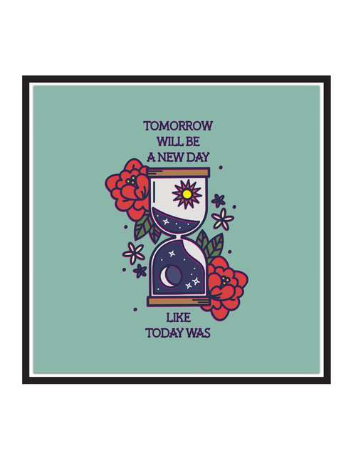 wall decal art prints on mdf board for decor (12x12 inches)  unframed & without glass - 18521585 - Very Small Image - 1