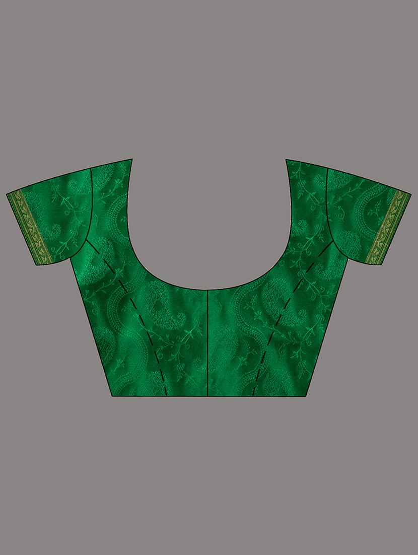 women's banarasi saree with blouse - 18528639 - Standard Image - 2