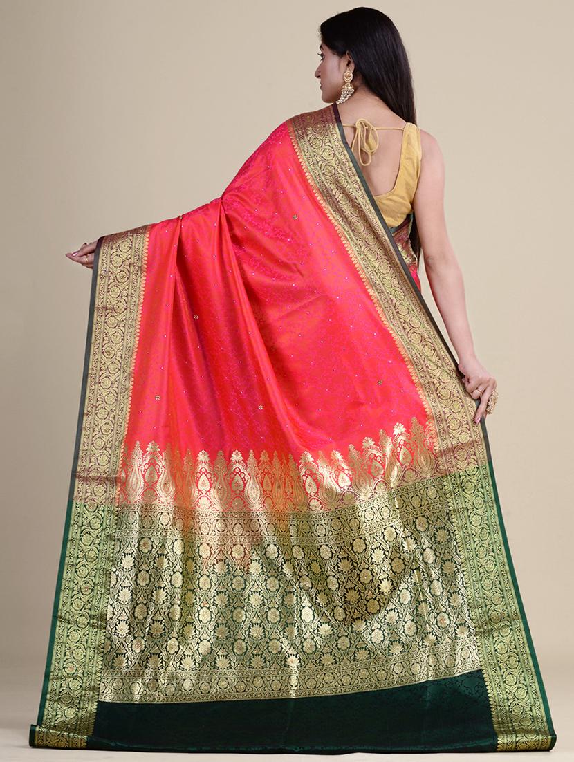 women's banarasi saree - 18528702 - Zoom Image - 1