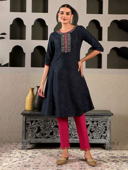 women's a-line kurta - 18536314 - Very Small Image - 1