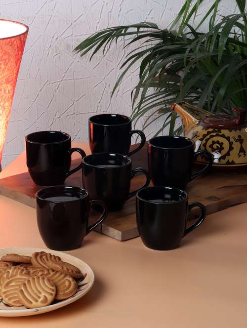 cdi black ceramic glossy mugs set of 6 - 18538360 - Very Small Image - 1