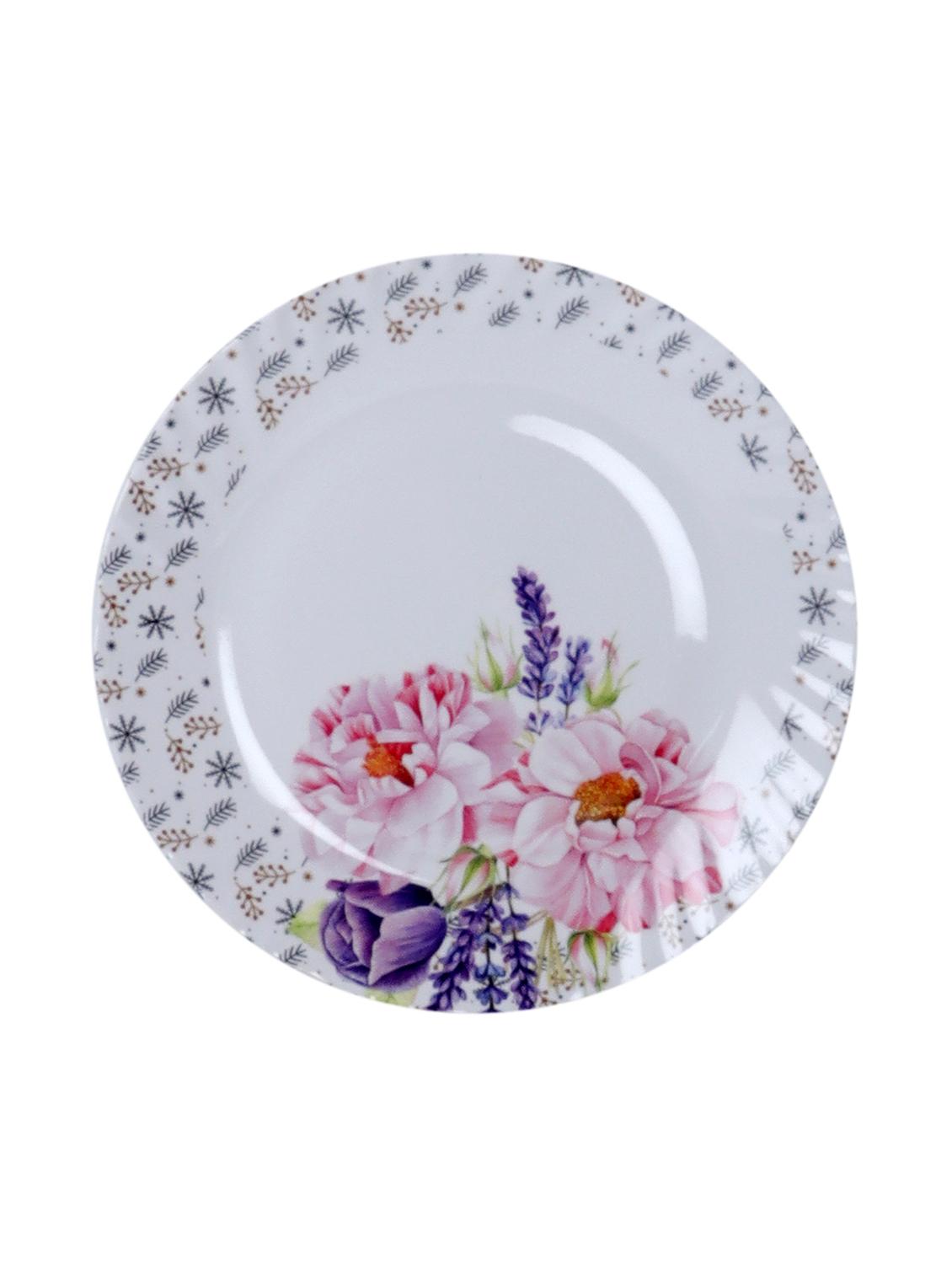 cdi 34 pcs white floral dinner set - 18538428 - Standard Image - 4