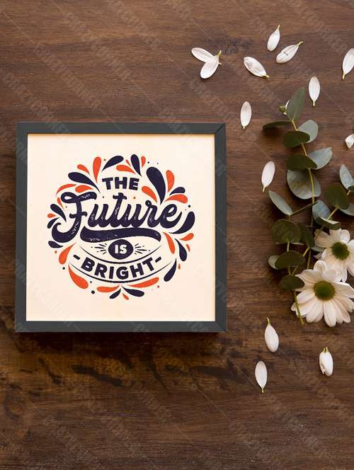 wooden photo frame - 18552540 - Very Small Image - 1