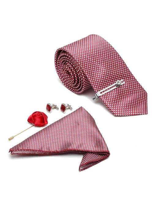 red tie combo gift set - 18568470 - Very Small Image - 1