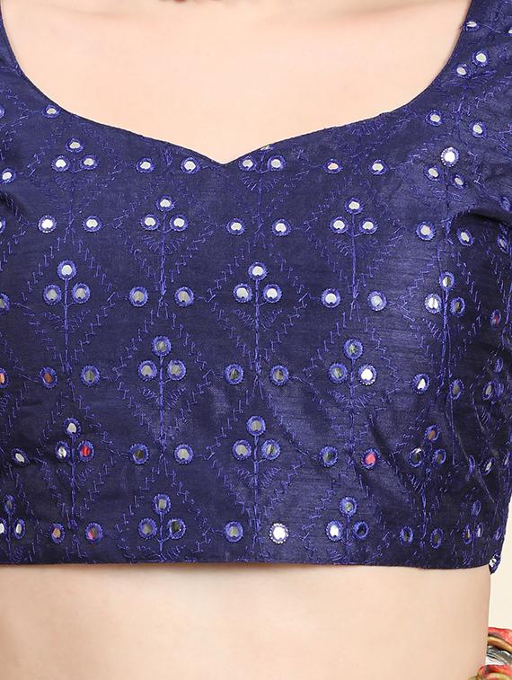 floral printed lehenga choli with dupatta - 18570724 - Zoom Image - 4