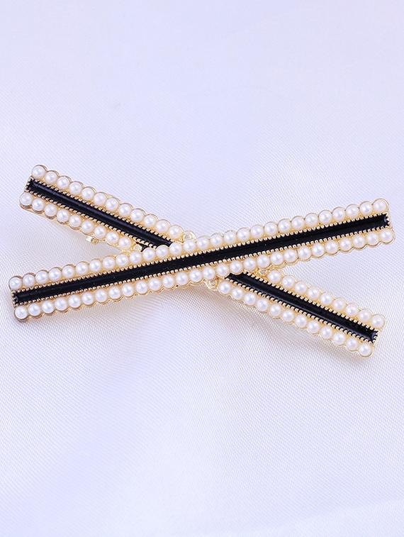 multi colored cotton blend hair pin/clips - 18575409 - Zoom Image - 3